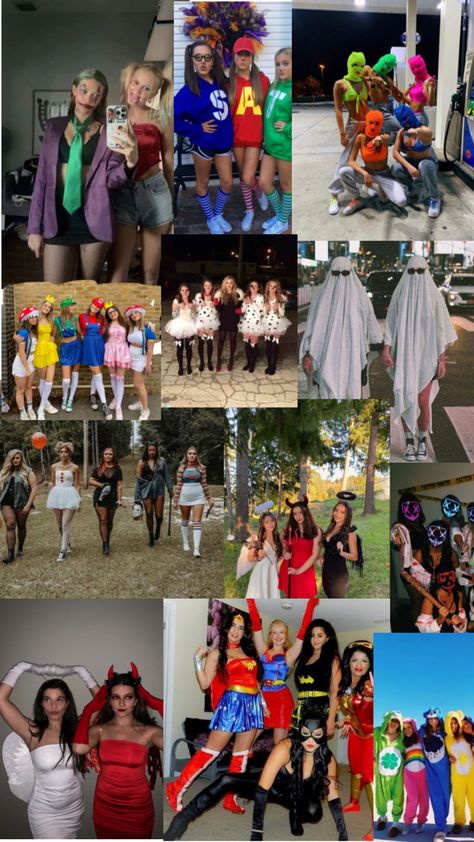 For 2-7 people Collage, Halloween