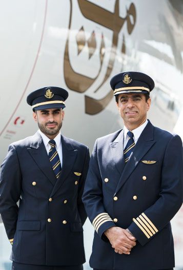 Emirates Pilot Uniform, Pilot Emirates, Emirates Pilot, Pilot Uniform, Company Uniform, Becoming A Pilot, Emirates Airline, Airplane Pilot, Overseas Education