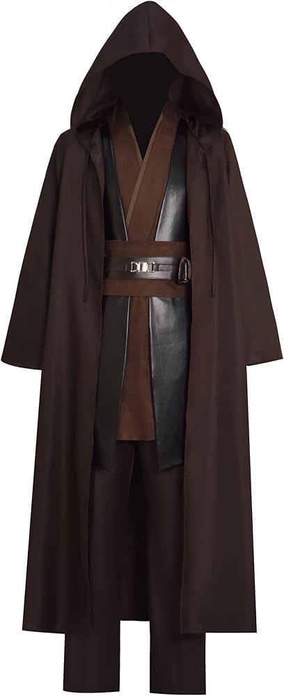 Amazon.com: Mayerilby Anakin Skywalker Costume Adult Halloween Anakin Costume Tunic Hooded Robe For Men(Coffee, M) : Clothing, Shoes & Jewelry Anakin Skywalker Costume, Anakin Costume, Robe For Men, Men Coffee, Hooded Robe, Star Wars Costumes, Anakin Skywalker, Adult Costumes, Men Clothing