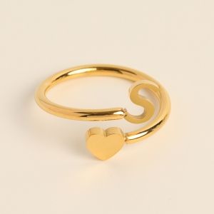 Heart S Initial Ring Gold Plated Adjustable Heart S Initial Ring Gold Plated Adjustable | Buy Best Cheap Jewelry [20230617-S] - $5.99 : FashionSonder - Online Best Cheap Workout Clothes, Jewelry, Casual Activewear Outfits Shop For Women and Men Initial Ring Gold, Alphabet Ring, Cheap Workout Clothes, Letter Rings, Workout Clothes Cheap, Gold Initial Ring, Activewear Outfits, Womens Rings, Jewelry Casual