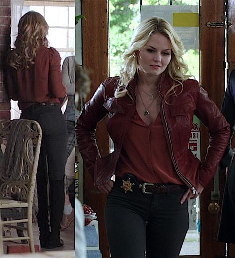 Emma Swan Costume, Emma Once Upon A Time Outfit, Once Upon A Time Emma Swan Outfits, Emma Swan Outfit, Emma Swan Aesthetic, Emma Swan Style, Once Upon A Time Emma, Regina And Emma, Tv Clothes