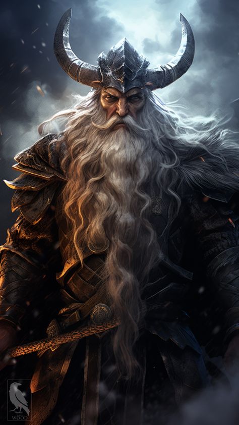 Viking Images Norse Mythology, Odin Viking God, Odin God Art, Odin Fantasy Art, Odin Character Design, Odin Aesthetic, Nordic Viking Aesthetic, Viking Gods, Nordic Gods