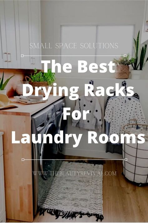 Small Laundry Room Storage Ideas, Laundry Clothes Rack, Small Laundry Room Storage, Laundry Hanging Rack, Hanging Clothes Drying Rack, Laundry Room Storage Ideas, Small Laundry Closet, Wall Drying Rack, Wall Mounted Clothes Drying Rack