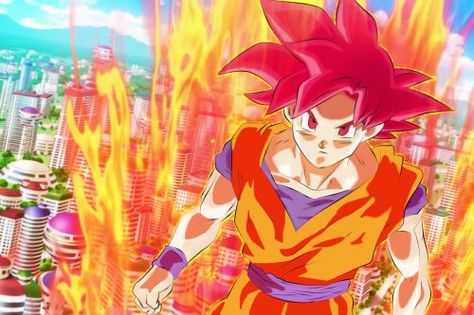 Dragon Ball Super Wallpaper - Son Goku in Super Saiyan God Transformation Goku Super Saiyan Wallpapers, Goku Super Saiyan God, Goku Pics, Z Wallpaper, Goku Wallpaper, Dragonball Super, Super Saiyan God, Dragon Ball Super Wallpapers, Hd Anime Wallpapers