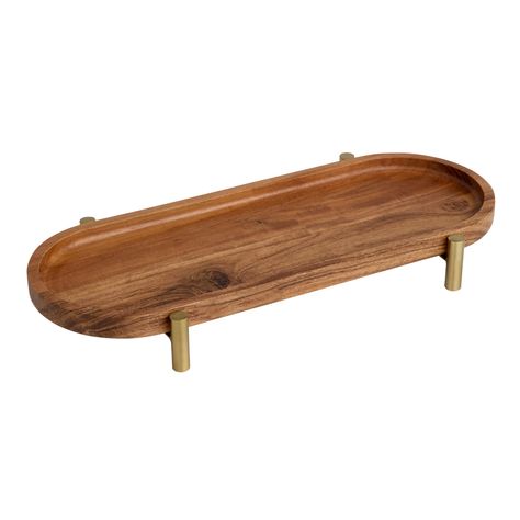 Wood And Gold, Cheese Bar, Mimosa Bar, Serving Plate, Serving Trays, Gold Wood, World Market, Mimosa, Serving Platters