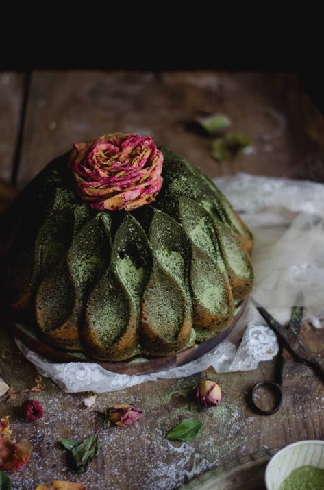 10 of the Most Beautiful Bundt Cakes We Could Find | Kitchn Bundt Cake Decorations, Matcha Raspberry, Raspberry Bundt Cake, Bundt Recipes, Chocolate And Vanilla Cake, Bundt Cake Recipe, Ceremonial Matcha, Loaf Cakes, Lemon Curd Filling