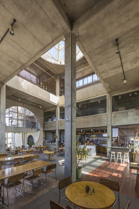 Paolo Soleri Architecture, Arcology Architecture, Arcosanti Arizona, Arcology, Study Design, Community Space, Arizona Desert, Brutalist Architecture, The Collective