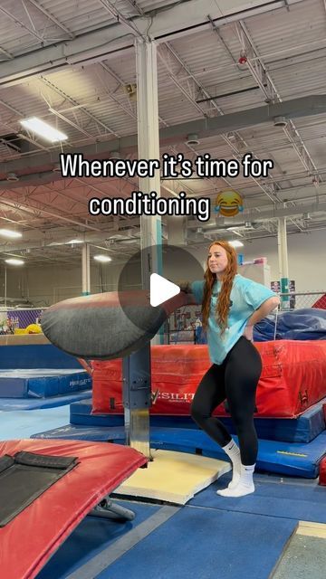 Eryn McNichol on Instagram: "They wanted to do the last one lmao but I swear they don’t even let me finish the word “conditioning” 😂 

#gymnastics #gymnasticsfails" Gymnastics Conditioning, Gymnastics Fails, March 16, Last One, Gymnastics, Conditioner, Let Me, Let It Be, Memes