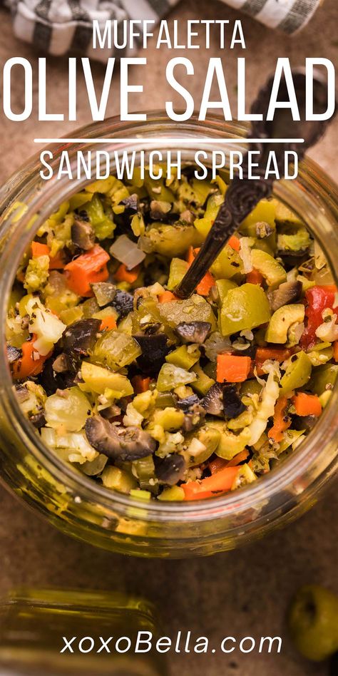 Olive Spread For Muffaletta, Muffaletta Keto, Muffaletta Sandwich Olive Salad, Muffelata Olive Salad Recipe, Vegetarian Muffaletta Sandwich, Olive Relish Recipe, Olive Sandwich Spread, Italian Olive Salad, Olive Spread For Bread