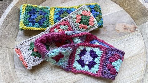 Join Brenda K.B. Anderson on Tuesday, April 11th at 10:00 a.m. CT/11:00 a.m. ET for a LIVE tutorial on how to make the Granny Square Headband. Those of us who… Granny Square Ear Warmer, Granny Square Headband Pattern Free, Crochet Headband Granny Square, Granny Square Headband Pattern, Crochet Granny Square Headband, Granny Square Headband, Free Headband Patterns, Headbands Crochet, Joining Granny Squares