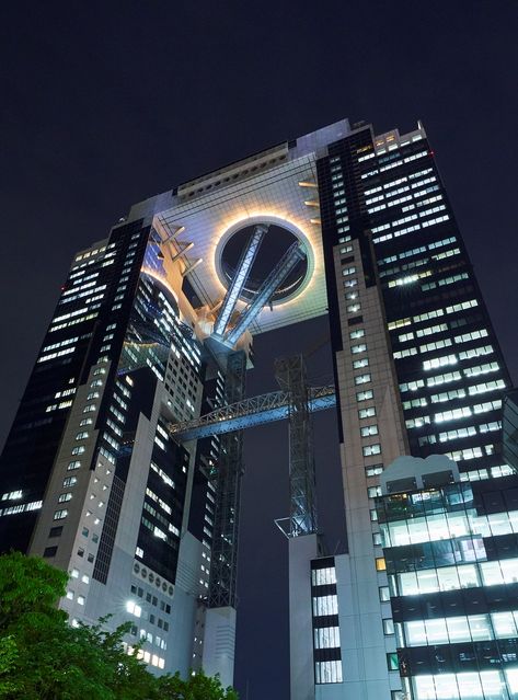 Umeda Sky Building Osaka, Building Japan, Umeda Sky Building, Japan Bucket List, Sky Building, City Life Photography, Renovation Architecture, China City, Future Buildings