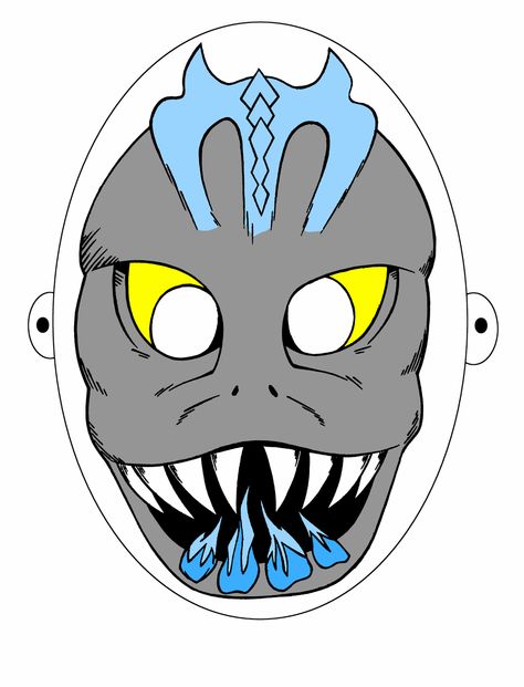 Ben Cooper Godzilla Mask (Heisei Version) by ivy7om.deviantart.com on @deviantART Godzilla Mask, Godzilla Birthday Party, Godzilla Birthday, Mask Printable, Preschool Writing, The 70s, Another One, Godzilla, Preschool