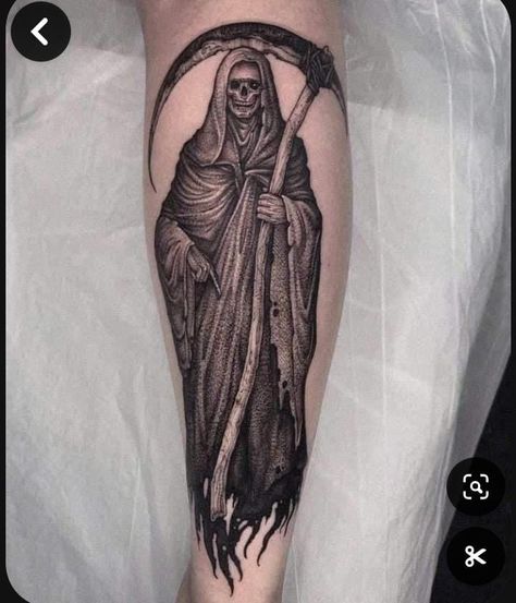 Tree Of Life Spine Tattoo, San La Muerte Tattoo, Santisima Muerte Tattoo, The Reaper Tattoo, La Santa Muerte Tattoo, Santa Muerte Tattoo, La Muerte Tattoo, Doctor Tattoo, Medusa Tattoo Design