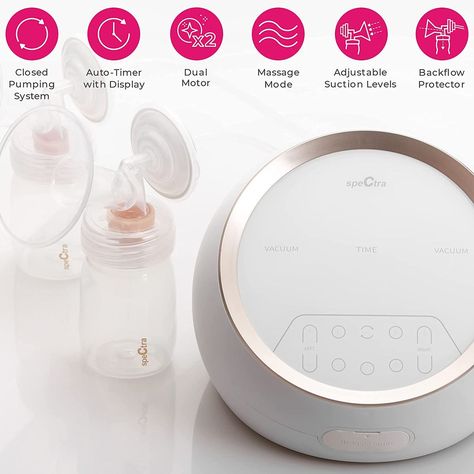 Spectra - Synergy Gold Dual Adjustable Electric Breast Pump - Breastfeeding Essential Spectra Gold Pump Tips, Spectra Gold, Pumping At Work, Breastfeeding Essentials, Electric Breast Pump, Breastfeeding And Pumping, Breast Pump, Gold Pumps, Baby Protection