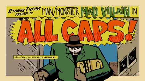 All Caps Mf Doom, Rowan Core, Illest Villain, Zine Project, Skateboard Ideas, Graffiti Alphabet Styles, Wall Boards, Printable Wall Poster, Hip Hop Wallpaper