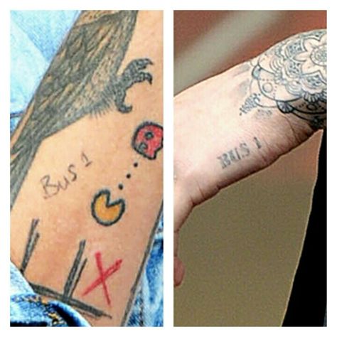 Zouis Malikson, One Direction Tattoos, Matching Tats, Matching Tattoo, 1 Tattoo, Tattoo Meaning, The Girlfriends, Have A Laugh, Matching Tattoos