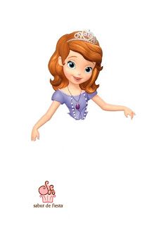 Sabor de Fiesta : Centro de Mesa de LA PRINCESA SOFÍA. Sofia Birthday Cake, Sofia The First Birthday Cake, Sofia The First Characters, Sofia Cake, Princess Sofia Birthday, Princess Sofia Party, Sofia The First Birthday Party, Princess Cupcake Toppers, Princesa Sophia