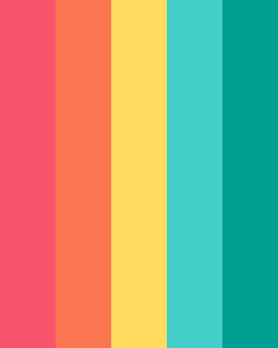 Attractive Offer Neon Colour Palette, Palettes Color, Sunrise Colors, Muted Rainbow, Color Palette Challenge, Poster Series, Color Palette Design, Aqua Color, Colour Scheme