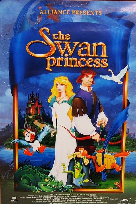 Derek And Odette, Princess Odette, Non Disney Princesses, The Swan Princess, Animation Disney, Kids Movies, Princess Movies, Disney Animated Movies, Swan Princess