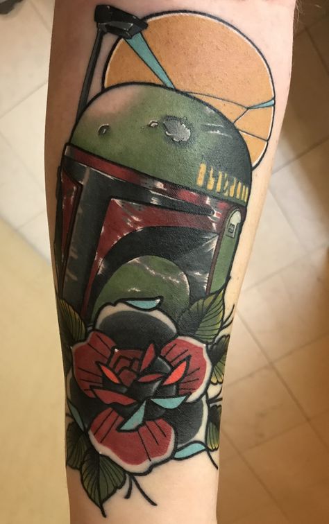 Boba Fett Tattoo, Wrist Rocket, Rocket Tattoo, Anatomical Heart Tattoo, Tattoo Floral, Nyc Tattoo, Tattoo Prices, Star Wars Tattoo, Art Study