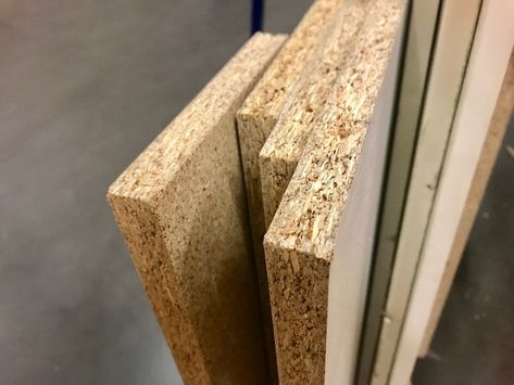 MDF Vs Particle Board- What is the Difference? - HomeLane Blog Particle Board Floor, Particle Board Furniture, Diy Tables, Particle Wood, Wood Arch, Recycling Process, Carpentry Diy, Nails And Screws, Mdf Board