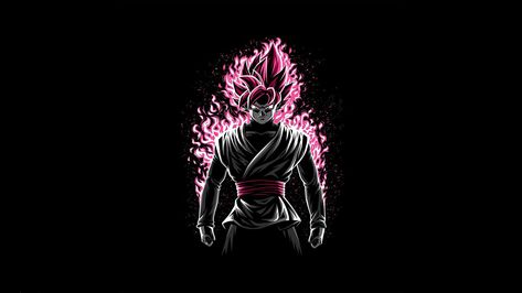 Goku Black Rose Dragon, Rose Dragon, Z Wallpaper, Goku Wallpaper, Anime Wall, Pink Dragon, Samsung S8, Goku Black, Dragon Ball Wallpapers