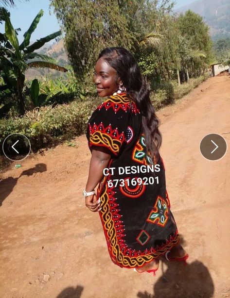 Cameroon traditional wear Bamenda Traditional Wear, African Traditional Wear, Modern Traditional, Traditional Outfits, How To Wear, Design