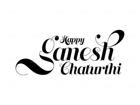 Happy Ganesh Chaturthi Calligraphy, Happy Ganesh Chaturthi Text Png, Ganesh Chaturthi Text Png, Ganpati Text Png, Ganesh Chaturthi Png, Png Images For Editing, Free Png Files, Bus Games, Happy Makar Sankranti