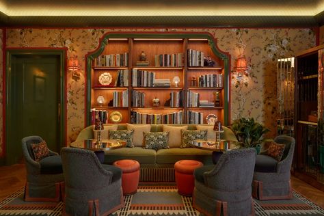 Martin Brudnizki draws on "gritty glamour" for Broadwick Soho hotel Martin Brudnizki, Rooftop Dining, Soho Hotel, Soho London, Soho House, Hotel Interior, Interior Architect, Hotel Suites, Bespoke Furniture