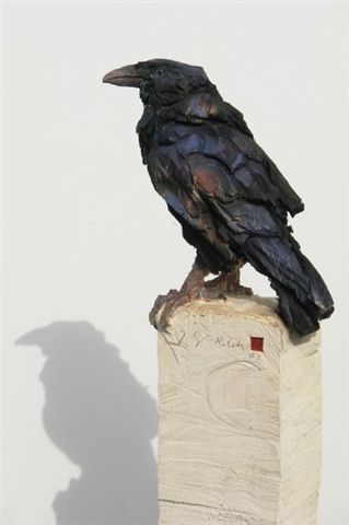 JÜRGEN LINGL-REBETEZ: Clay Birds, Pottery Animals, Crow Art, Raven Art, Sculptures Céramiques, Ceramic Animals, Pottery Sculpture, Bird Sculpture, Ceramic Birds