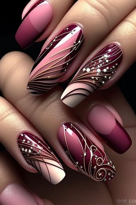 Finger Nail Designs, Sophisticated Nails, Fancy Nail Art, Couture Nails, Designer Nails, Manicure Designs, Glitter Gloss, Amazing Nails, Fancy Nails Designs