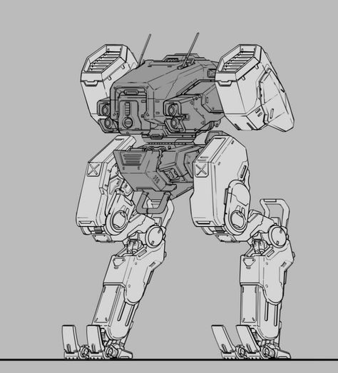 ArtStation - Mecha concept-art 38471 Sci Fi Mech Concept Art, Mech Design Concept Art, Robotic Joints, Mech Suit Concept Art, Mecha Concept Art, Mech Drawing, Eldar Safin, Robot Design Sketch, Battle Bots