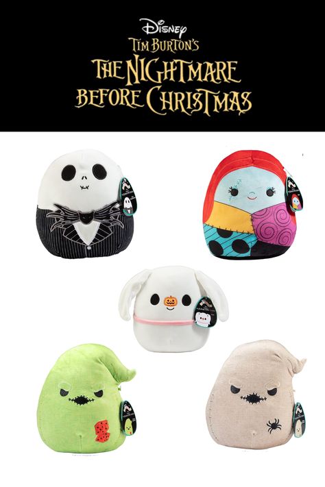 Stuffy Toys, Disney Squishmallows, Nightmare Before Christmas Dolls, Halloween Plush, Xmas Toys, Childs Play, Random Ideas, Christmas Dolls, The Nightmare Before Christmas