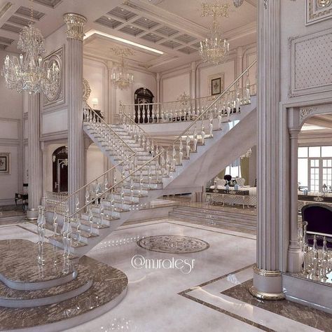 House Hall Design, Luxury Mansions Interior, Luxury House Interior Design, Mansion Interior, Dream House Rooms, Mansions Luxury, Luxury Homes Dream Houses, Luxury House Designs, Dream House Interior