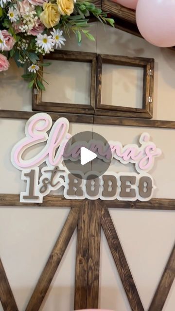 Nicole Creations Houston on Instagram: "Elianna’s 1st Rodeo 🐷🐴🐓🐄  Thanks to mommy and dad for choosing us  Soft play @mia_softplay  Vinyls @proquickmedia Wood backdrops @king_woodcustombackdrops   #eventplanner #kidspartyplanner #1strodeo #farmtheme #kidspartyideas #balloongarland #houstonevents #houstonballoons #spring #porter #kingwood #sugarland #houston" Rodeo Backdrop, Wood Backdrops, 1st Rodeo, Kids Party Planner, Wood Backdrop, Soft Play, Farm Theme, Balloon Garland, Rodeo