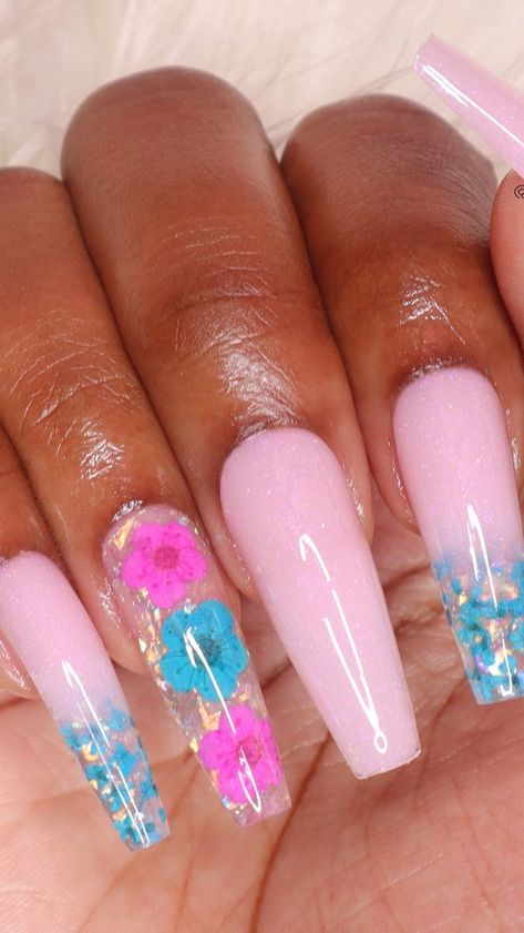 Polygel Clear Nails Design, Clear Nails Design, Clear Nail Designs, Encapsulated Nails, Polygel Nails, Clear Nails, Nails Design, Nails Art, Glitter Nails