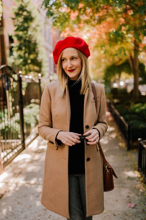 I’m a huge fan of this coat. I have it in the classic “heather acorn” color, but goodness: isn’t the “cranberry punch” adorable, too?! I actually have the Lady Day Coat in hot pink from years and years ago, but I think I need to break it out again. ;) Hot Pink Beret Outfit, Pink Beret Outfit, Kibbe Classic, Beret Outfit, Cranberry Punch, Pink Beret, Kelly In The City, Blogger Inspiration, Winter Work