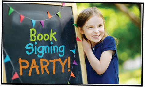 Publishing Party Ideas, Book Publishing Party, Publishing Party, Book Signing Party, Publishing Book, Book Signing Event, Elementary Books, Book Launch Party, Hardbound Book