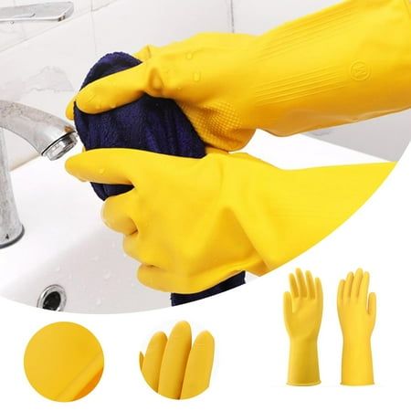 Yellow Dishwashing Gloves Natural Rubber Latex Dishwashing Gloves Features: 1. Bright yellow design: With a bright yellow color as the main color, this dishwashing glove not gives the kitchen a of , but also makes it easy to quickly identify and find in busy or low-light environments. 2. grade material: Made of natural rubber latex, to that the gloves have excellent and oil-proof performance, effectively isolate the direct of hands such as and food , and the hand skin. 3. Excellent wear resistan Long Rubber Gloves, Dish Gloves, Mechanic Gloves, Cooking Gloves, Silicone Gloves, Dishwashing Gloves, Gloves White, Cleaning Gloves, Mens Tools