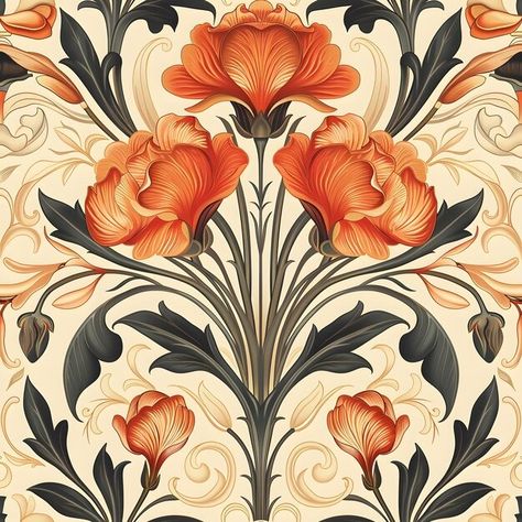 Page 3 | Art Nouveau Flower Images - Free Download on Freepik Art Nouveau Flowers Illustration, Flower Art Nouveau, Art Deco Flower, Art Nouveau Flowers, Print Photos, Random Inspiration, Paint Chips, Flower Illustration, Flower Images