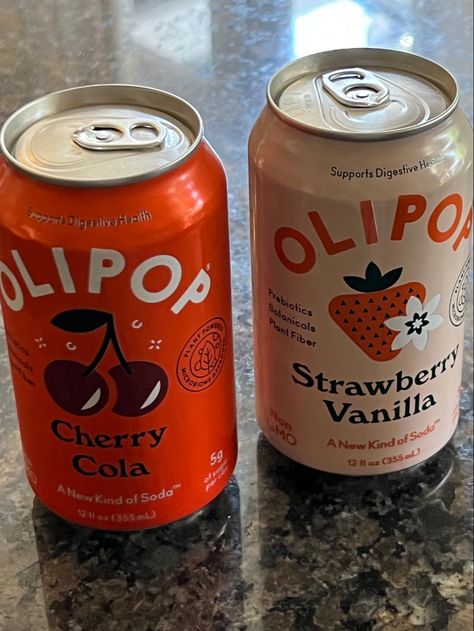 olipop soda review aesthetic cute healthy pretty pink red cola strawberry ig instagram story trendy Olipop Drinks, Olipop Soda Aesthetic, Soda Aesthetics, Olipop Soda, Aesthetic Soda, Review Aesthetic, Soda Aesthetic, Apple Cider Vinegar Detox Drink, Healthy Soda