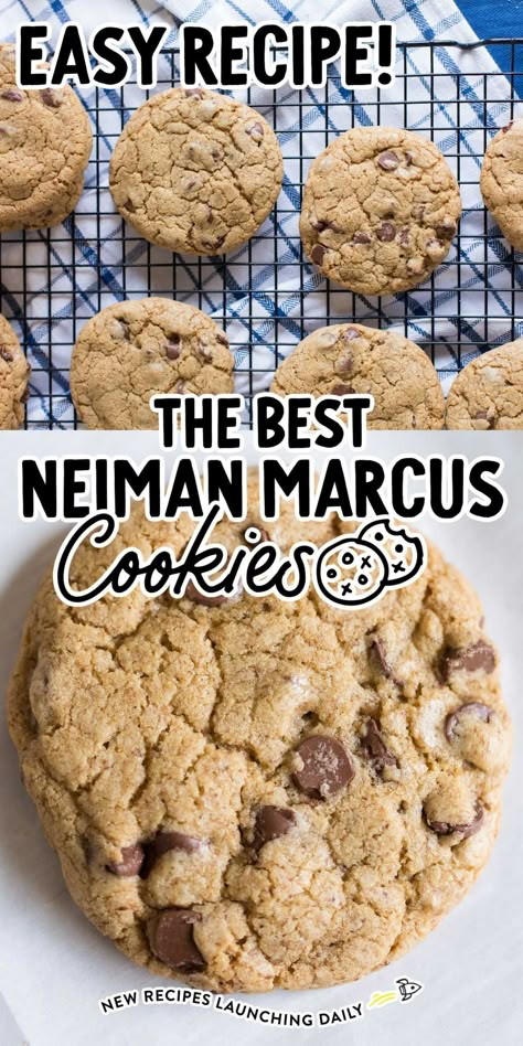 Neiman Marcus Cookies Neumann Marcus Cookies, Niemann Marcus Cookies, Newman Marcus Cookies, Woolworth Cheesecake Recipe, Neiman Marcus Chocolate Chip Cookies, Neiman Marcus Cookie Recipe, Neiman Marcus Cookies, Baking Chocolate Chip Cookies, Chocolate Cookie Recipe