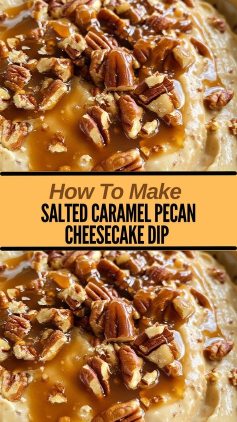 Ingredients: Dip: 8 ounces cream cheese, softened 1 cup marshmallow creme ½ cup powdered sugar... Carmel Pecan Cheesecake, Pecan Cheesecake Dip, Recipes Using Marshmallows, Caramel Cheesecake Dip, Caramel Pecan Cheesecake, Creamy Mushroom Chicken, Pecan Cheesecake, Salted Caramel Cheesecake, Caramel Dip