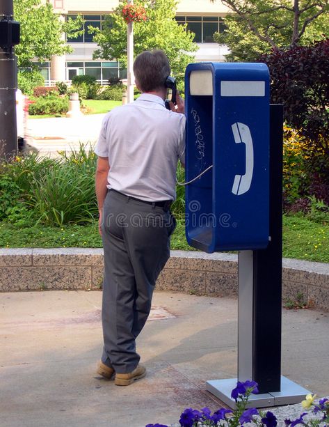 Man on payphone. The last person on earth without a cell phone , #Sponsored, #person, #payphone, #Man, #phone, #cell #ad Last Person On Earth, Telephone Booth, Vintage Telephone, Phone Booth, A Cell, Stock Photography Free, The Cell, Pay Phone, Photography Tutorials