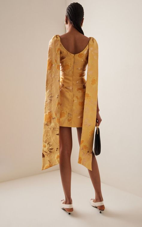 Brocade Mini Dress, Shoulder Training, Glam Dresses, Girly Outfits, The Gold, Pre Fall, Moda Operandi, Designer Fashion, One Shoulder