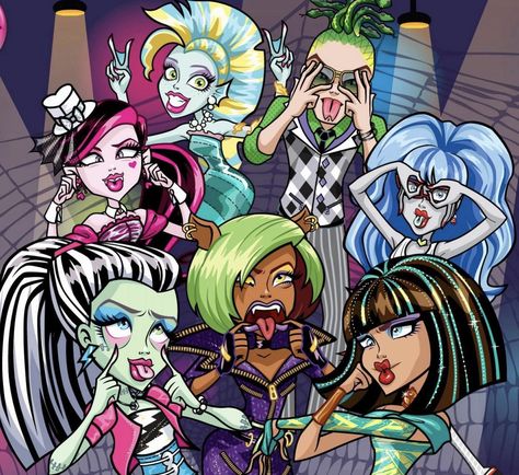 Monster High Room, Monster Anime, Arte Monster High, Cartoon Food, Monster High Pictures, Moster High, Catty Noir, Love Monster, Monster High Art