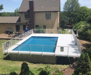 Above Ground Pool Fence, Kayak Pools, Aluminum Pool Fence, Pool Plans, Oval Above Ground Pools, Above Ground Pool Ladders, Small Above Ground Pool, Backyard Vacation, Pool Fences