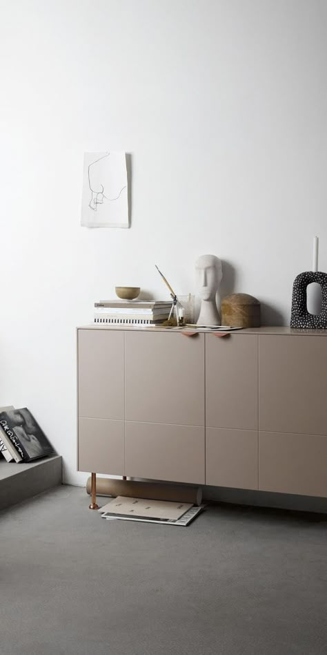 7 Best Ikea Hacks for Every Budget #ikeahacks #storage #sideboards Ikea Sideboard Hack, Ivar Regal, Ikea Sideboard, Minimalism Living, Ikea Interior, Best Ikea Hacks, Ikea Besta, Best Ikea, Ikea Frames