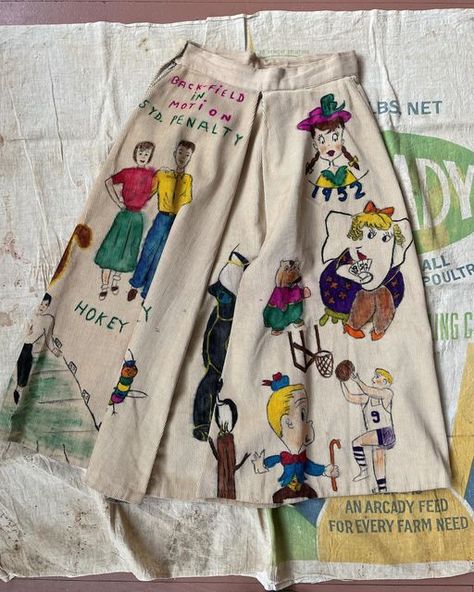 Frontier Eugene Vintage on Instagram: "An absolute stunner of a senior cord skirt, from 1952! SOLD 💕 #seniorcords" Senior Cords, Fruits Fashion, Cord Skirt, Embroidery Book, Art Workshop, Flash Tattoo, Playing Dress Up, Sewing Fabric, Floral Skirt