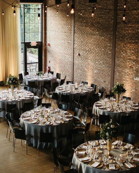 the roundhouse, roundhouse beacon, industrial wedding venue, industrial wedding inspiration, wedding table decor inspiration Brick Wedding Venue Decor, Industrial Wedding Photos, Wedding Venue Industrial, Wedding Warehouse, Brick Wedding, Table Decor Inspiration, Wedding Venue Decor, Industrial Wedding Inspiration, Industrial Chic Wedding